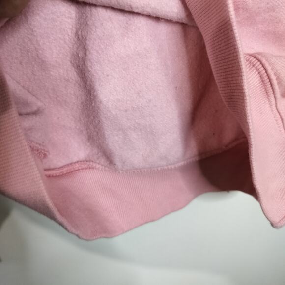 4880) Peanuts Pink  Snoopy Valentine Crewneck Pullover Sweatshirt Medium - Picture 6 of 8